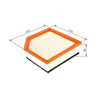 Filtre à air BOSCH [F 026 400 451]