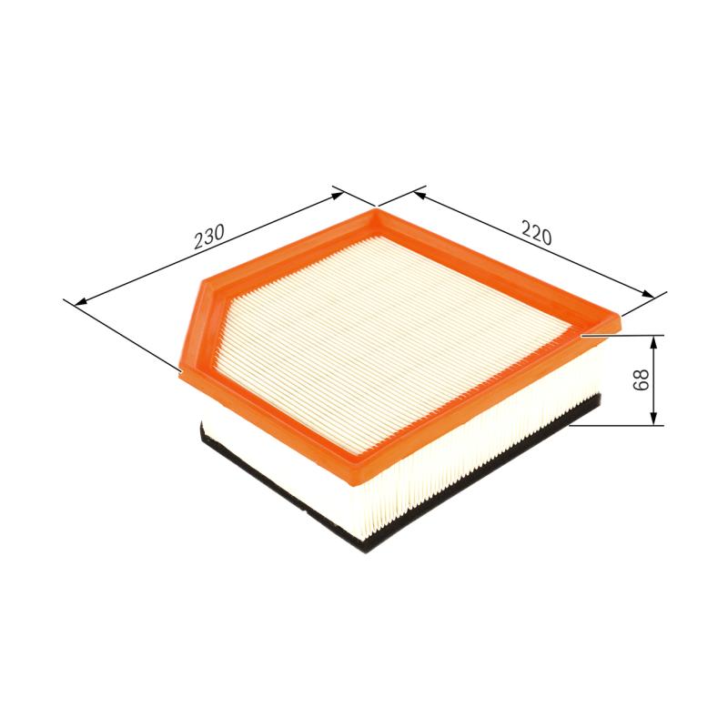 Filtre à air BOSCH F 026 400 451 - Visuel 1