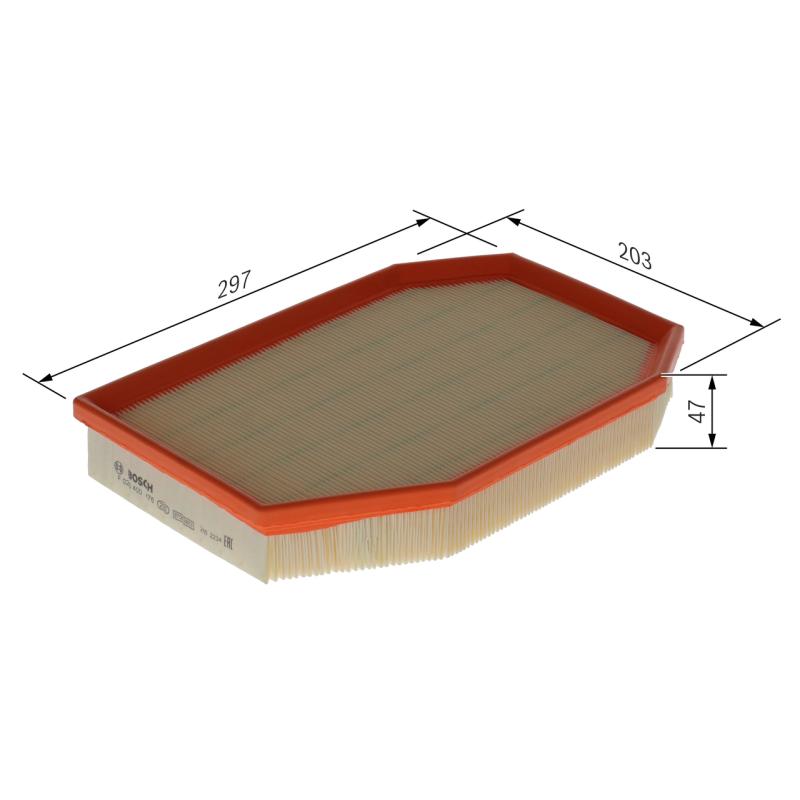 Filtre à air BOSCH F 026 400 476 - Visuel 1
