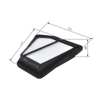 Filtre à air BOSCH OEM 17220RFWG01