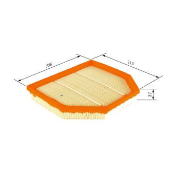 Filtre à air BOSCH F 026 400 508 pour BMW Série 6 M - 560cv