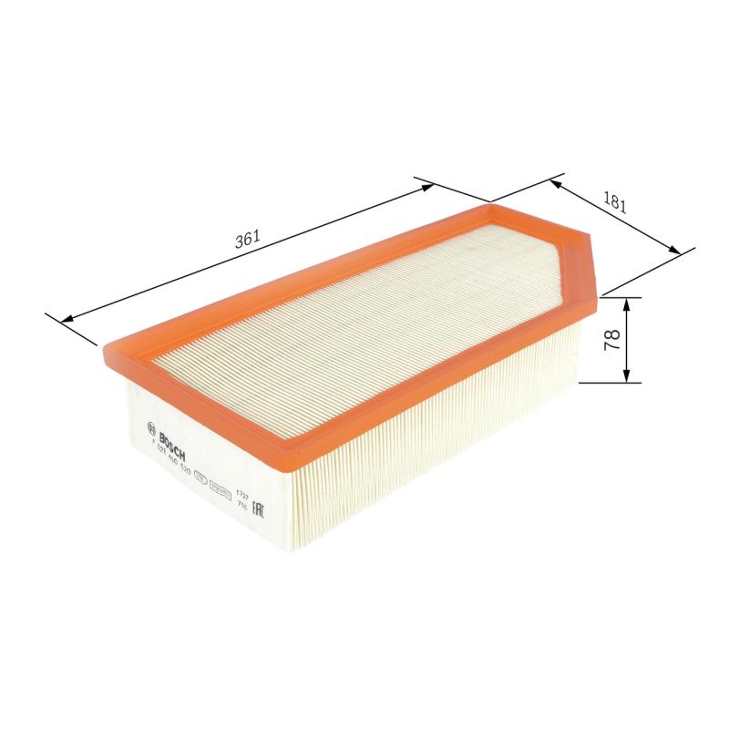 Filtre à air BOSCH F 026 400 520 - Visuel 1