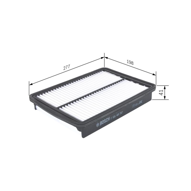 Filtre à air BOSCH F 026 400 547 - Visuel 1