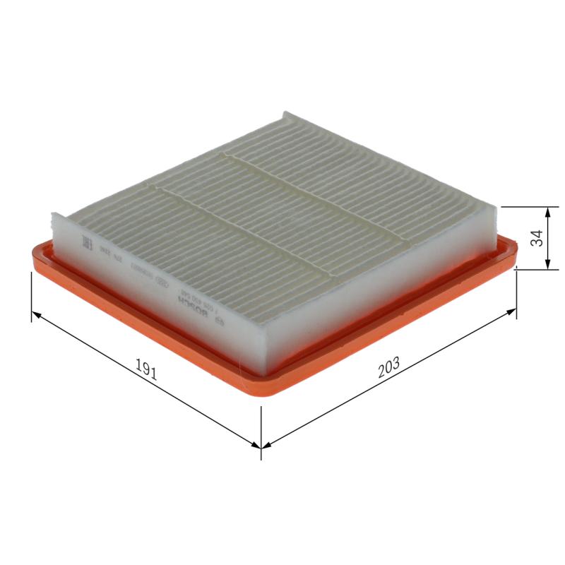 Filtre à air BOSCH F 026 400 548 - Visuel 1