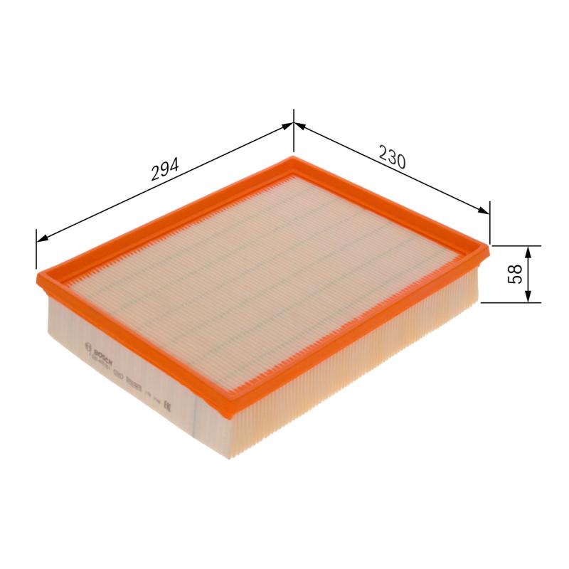 Filtre à air BOSCH F 026 400 551 - Visuel 1