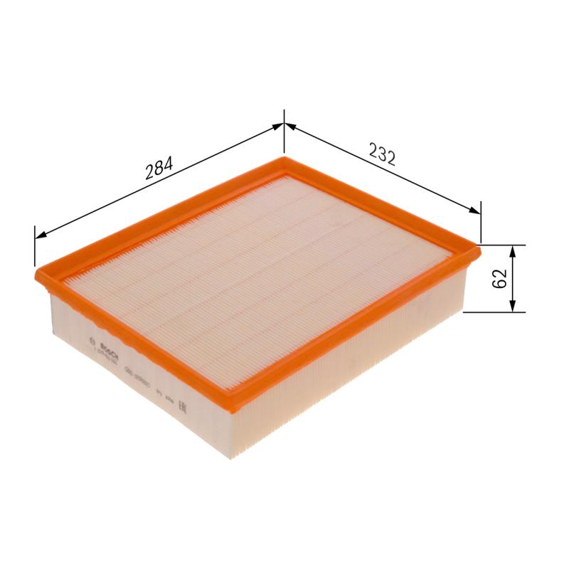 Filtre à air BOSCH F 026 400 555 - Visuel 1