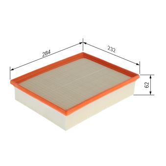 Filtre à air BOSCH OEM 6C0129620A