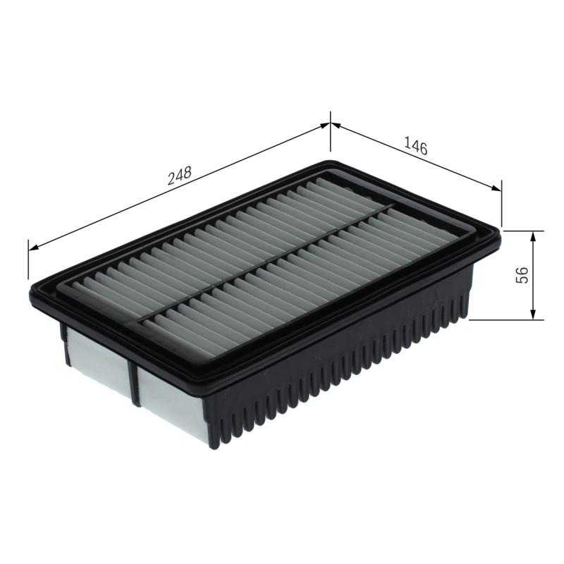 Filtre à air BOSCH F 026 400 558 - Visuel 1