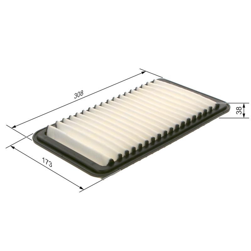 Filtre à air BOSCH F 026 400 566 - Visuel 1