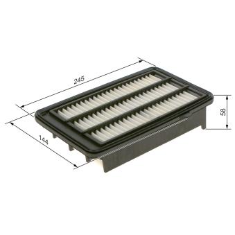 Filtre à air BOSCH [F 026 400 579]