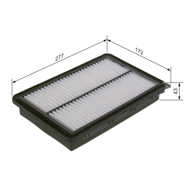 Filtre à air BOSCH F 026 400 617 - Visuel 1