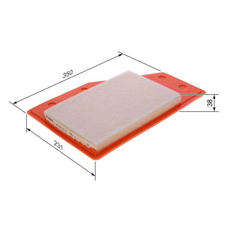 Filtre à air BOSCH F 026 400 635 - Visuel 1