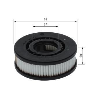 Filtre, ventilation du carter-moteur BOSCH OEM 797650