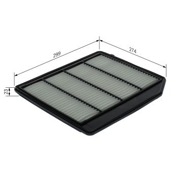 Filtre à air BOSCH OEM 1378068M00