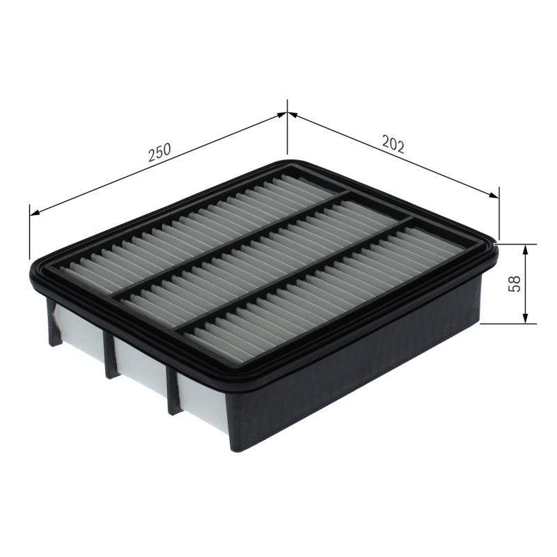 Filtre à air BOSCH F 026 400 744 - Visuel 1