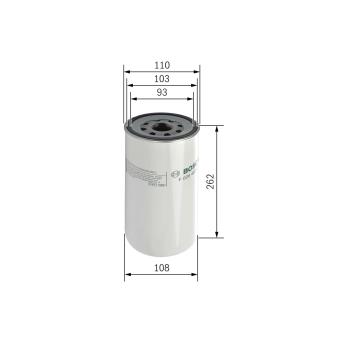 Filtre à carburant BOSCH OEM 22480372
