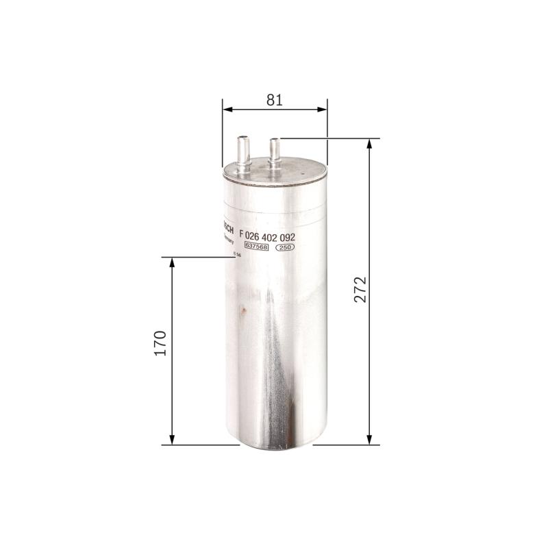 Filtre à carburant BOSCH F 026 402 092 - Visuel 1