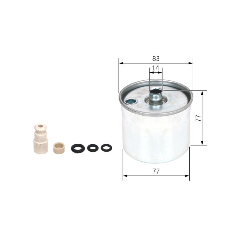 Filtre à carburant BOSCH F 026 402 116 - Visuel 1