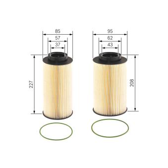 Filtre à carburant BOSCH OEM 1736248