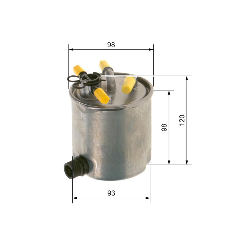 Filtre à carburant BOSCH F 026 402 182 - Visuel 1