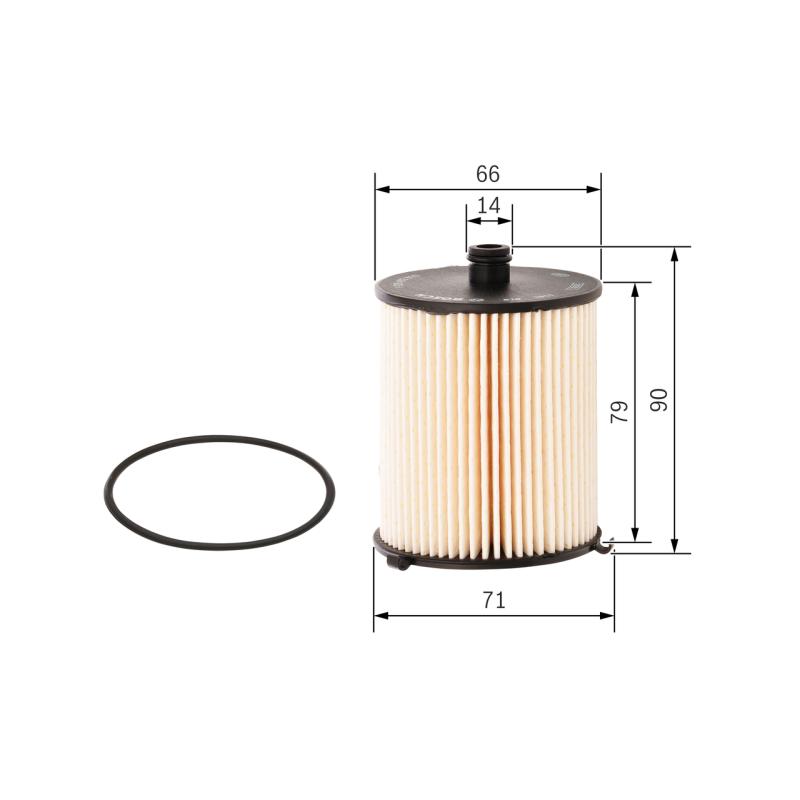 Filtre à carburant BOSCH F 026 402 810 - Visuel 1