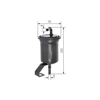 Filtre à carburant BOSCH [F 026 403 756]