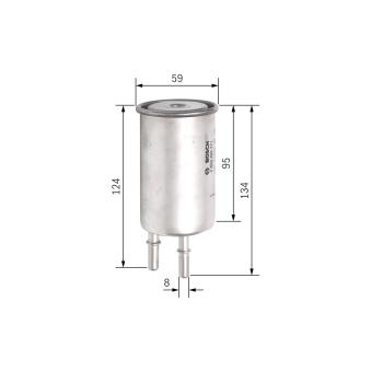 Filtre à carburant BOSCH OEM 31355412