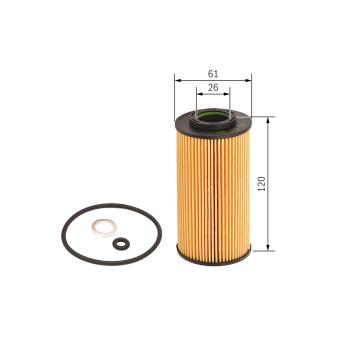 Filtre à huile BOSCH [F 026 407 062]