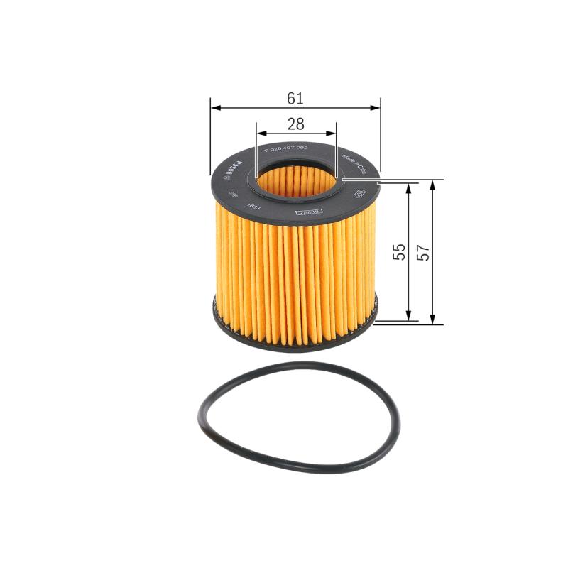 Filtre à huile BOSCH F 026 407 092 - Visuel 1