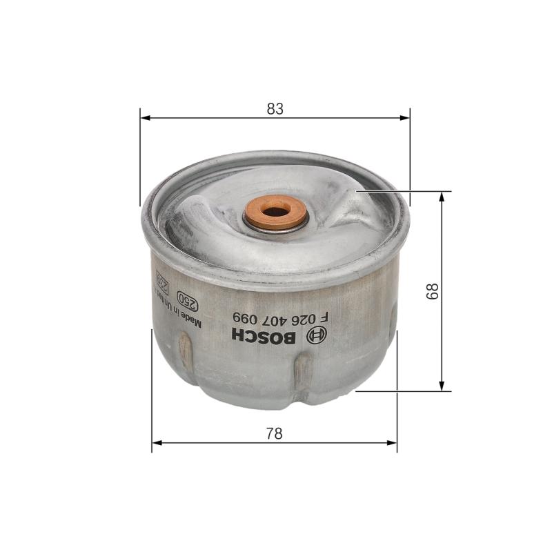 Filtre à huile BOSCH F 026 407 099 - Visuel 1