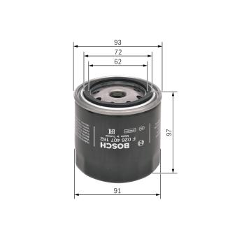 Filtre à huile BOSCH OEM 04796174