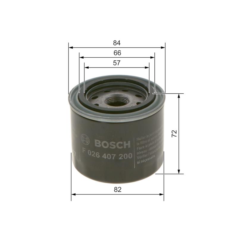 Filtre à huile BOSCH F 026 407 200 - Visuel 1