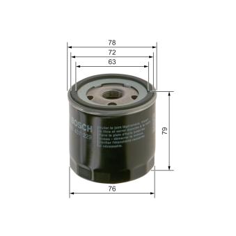 Filtre à huile BOSCH [F 026 407 229]