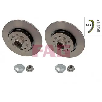 Jeu de 2 disques de frein arrière FAG OEM 432023939R