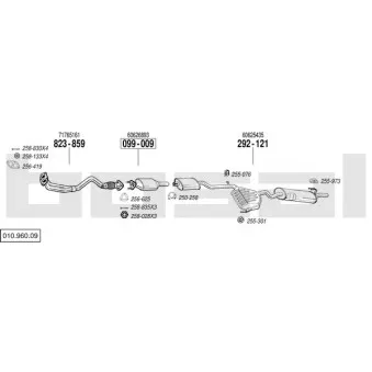 Echappement BOSAL 010.960.09