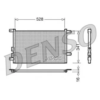 DENSO DCN01003 - Condenseur, climatisation