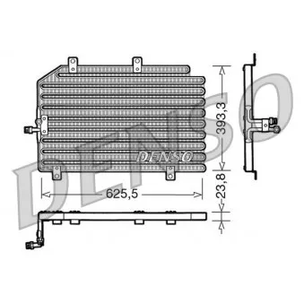 DENSO DCN01022 - Condenseur, climatisation