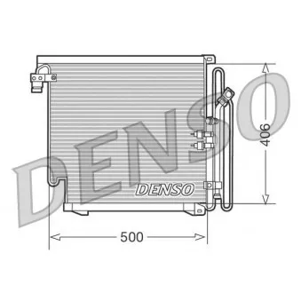 DENSO DCN02010 - Condenseur, climatisation