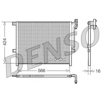 Condenseur, climatisation DENSO DCN05004