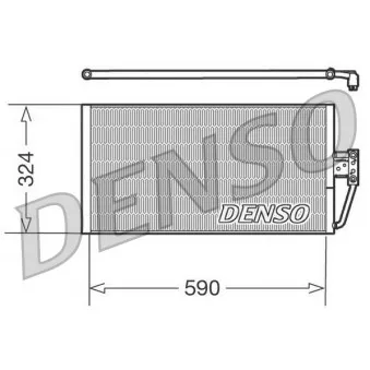 DENSO DCN05006 - Condenseur, climatisation