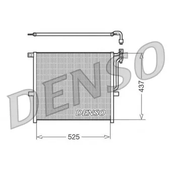DENSO DCN05008 - Condenseur, climatisation