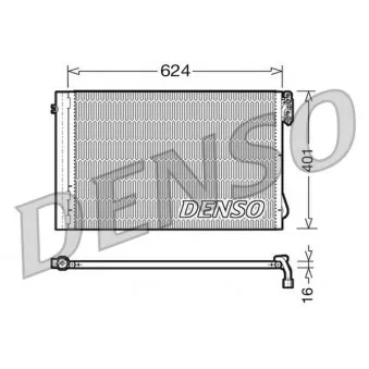 Condenseur, climatisation DENSO DCN05011