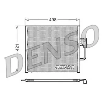 Condenseur, climatisation DENSO DCN05015