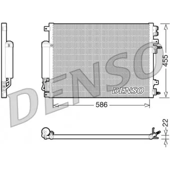 DENSO DCN06001 - Condenseur, climatisation