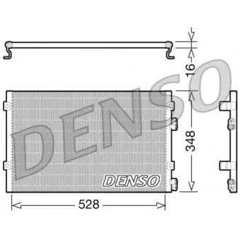 DENSO DCN06004 - Condenseur, climatisation