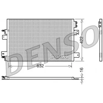 DENSO DCN06007 - Condenseur, climatisation