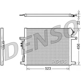 DENSO DCN06008 - Condenseur, climatisation