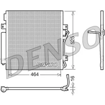 DENSO DCN06011 - Condenseur, climatisation
