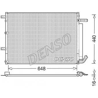 DENSO DCN06018 - Condenseur, climatisation