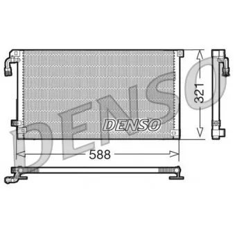 DENSO DCN07004 - Condenseur, climatisation